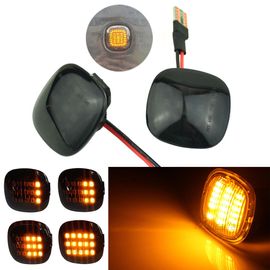Feu Clignotant Séquentiel À 2 Led Pour Skoda Fabia Octavia Mk1, Clignotant Dynamique, Marqueur Latéral Pour Audi A3 A4 Seat Ibiza Leon
