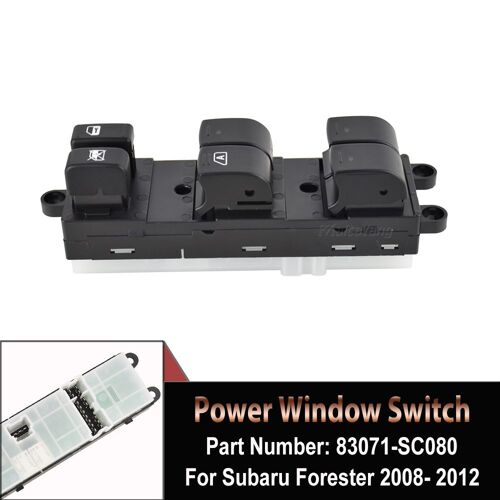 Interrupteur De Commande Principal De Fenêtre Électrique Gauche Pour Subaru Forester, Commutateur De Commande Pour Subaru Forester 83071 Aj030
