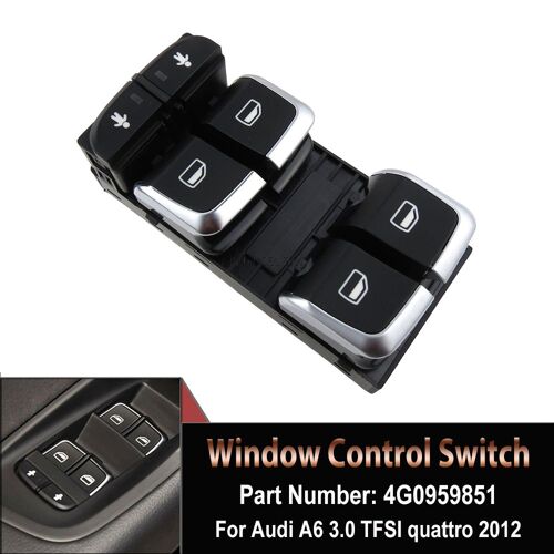 Panneau D'alimentation Électrique Pour Audi A6 C7 A6 Allroad, Bouton De Commande Principal De Fenêtre, A6 Avant A7 Q3 2011 ¿ 14 4g0 959 851