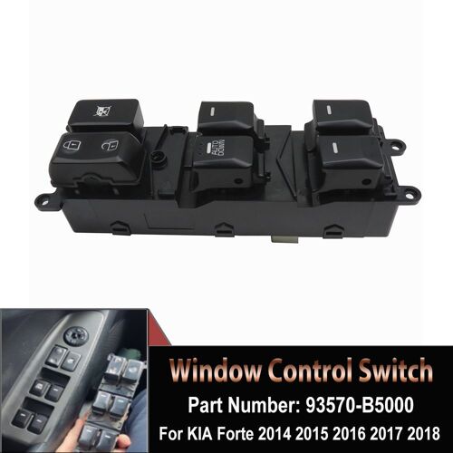 Bouton De Levage De Vitres De Voiture, Interrupteur De Levage De Vitres De Voiture Pour Kia Forte Cerato K3 2014 2015 - 2018