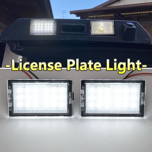 Feux De Plaque D'immatriculation Led Pour Land Rover, Discovery 3, 4, Lr3, Lr4, Freelander 2, Range Rover Dehors, Lampe De Plaque D'immatriculation De Voiture, Canbus