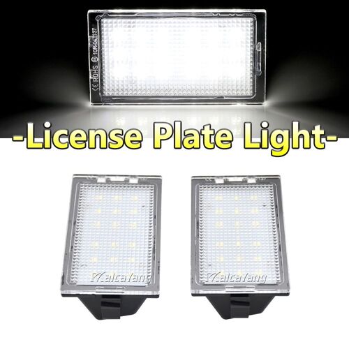 Lumière Led De Plaque D'immatriculation, 2 Pièces, Pour Land Rover Range Rover Sport L320 Discovery 3 4 Freelander 2 Oem Xfc500040