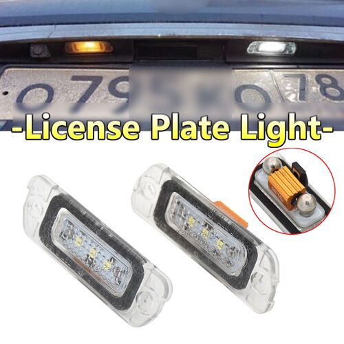 Lumière De Plaque D'immatriculation Led Sans Erreur, 2 Pièces, Pour Mercedes Benz W164 X164 W251 V251 Ml 280 320 420 Gl 350 500 550 Amg