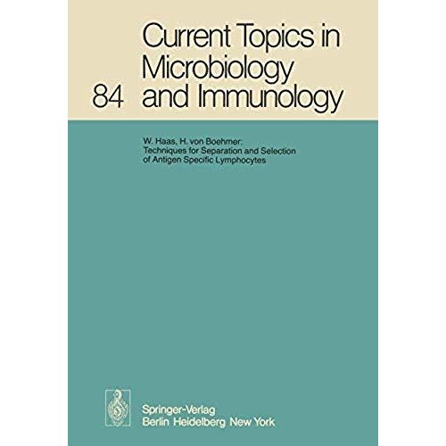 Current Topics In Microbiology And Immunology