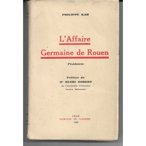 L'affaire Germaine De Rouen