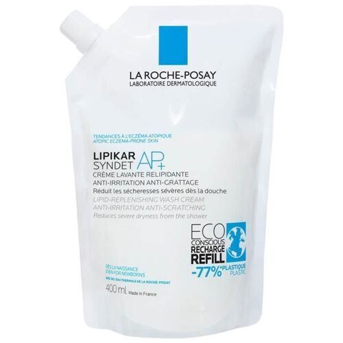Lipikar-La Roche-Posay Lipikar Syndet Ap+ Crème Lavante Relipidante 400 Ml 