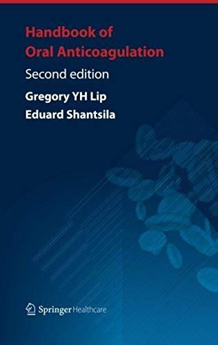 Handbook Of Oral Anticoagulation