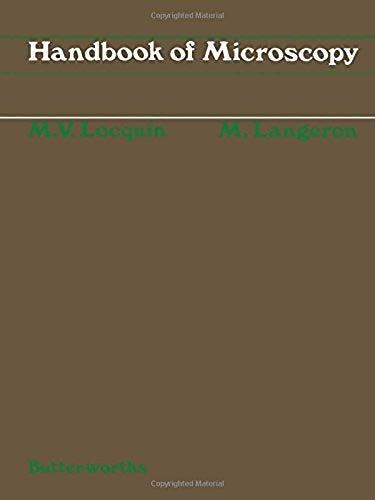 Handbook Of Microscopy