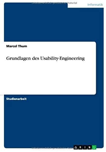 Grundlagen Des Usability-Engineering