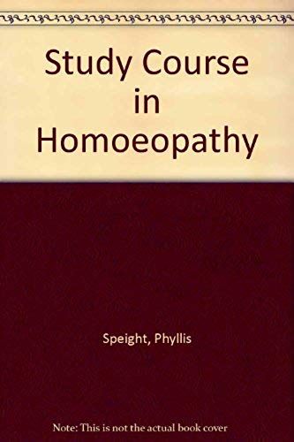 Study Course In Homoeopathy