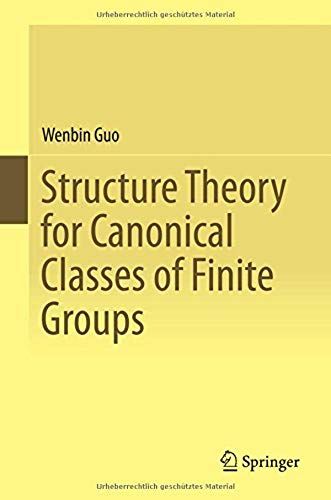 Structure Theory For Canonical Classes Of Finite Groups