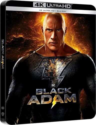 Black Adam - 4k Ultra Hd + Blu-Ray - Boîtier Steelbook® Limité