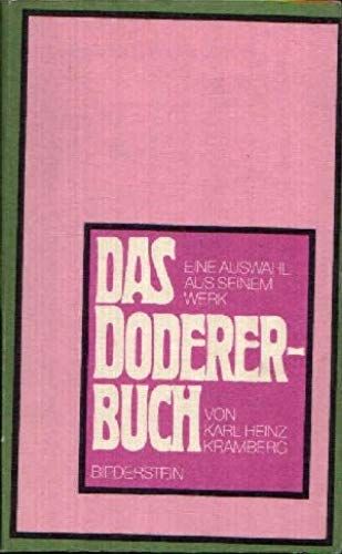 Das Doderer-Buch: E. Ausw. Aus D. Werk Heimito Von Doderers (German Edition)
