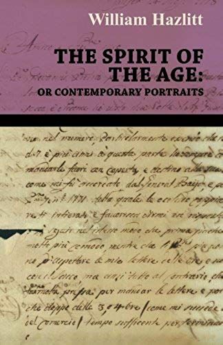 The Spirit Of The Age