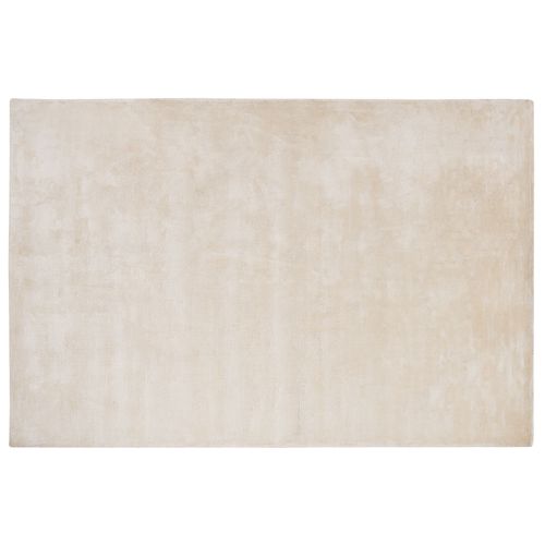 Tapis En Viscose Beige Clair 160 X 230 Cm Gesi Ii