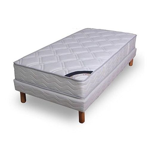 Ensemble Matelas Ressorts Biconiques- Confort Ferme 90x190cm + Sommier