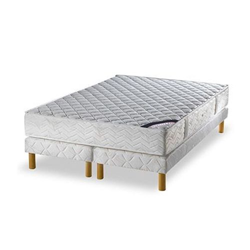 Ensemble Matelas Ressorts Ensachés - Grand Confort Ferme 160x200cm + Sommier
