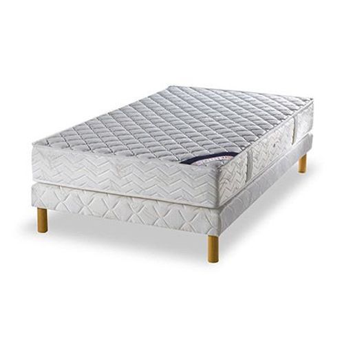 Ensemble Matelas Ressorts Ensachés - Grand Confort Ferme 130x190cm + Sommier