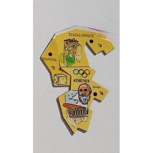 Magnets La Grèce. Carte De L'Europe De 1995 En Puzzle : Le Gaulois (À L'Unité)