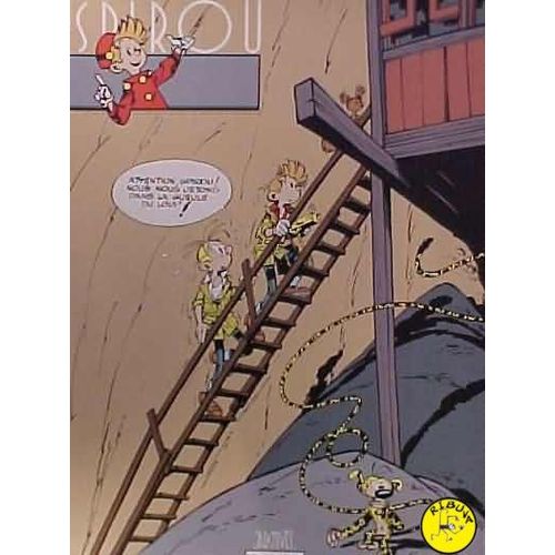 Sérigraphie - Franquin - Spirou Et Fantasio - Prisonniers Du Boudha (1986)