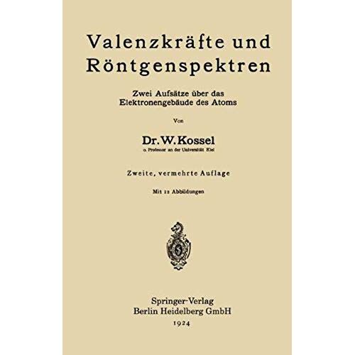 Valenzkräfte Und Röntgenspektren