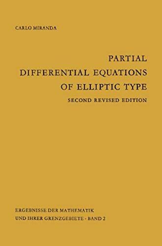 Partial Differential Equations Of Elliptic Type