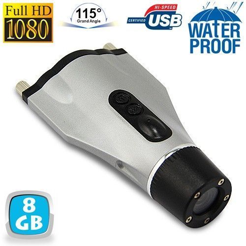 Camera Embarquée Caméra Sport Étanche Waterproof Full HD 1080P Velo Argent 8 Go YONIS