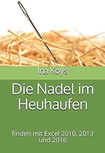 Die Nadel Im Heuhaufen Finden In Excel 2010, 2013 Und 2016