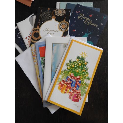 Lot Tres Joli De 11 Cartes De Voeux Neuves Avec Enveloppes