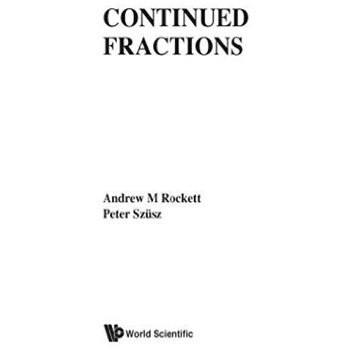 Continued Fractions