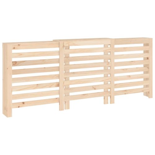 Vidaxl Cache-Radiateur 210x21x85 Cm Bois Massif De Pin