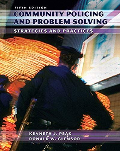 Community Policing And Problem Solving