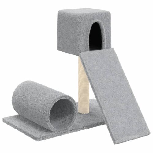 Vidaxl Arbre À Chat Avec Griffoir En Sisal Gris Clair 59 Cm