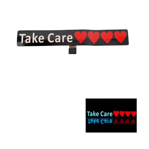 Pare-Brise Électrique Éclaire Les Autocollants De Fenêtre Pour Accessoire De Décoration De Panneau Jdm, D