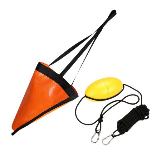 Kit De Harnais De Corde De Remorquage D'ancre De Bateau De Mer D'ancre De Chaussette De Dérive De 42 Pouces Pour Le Sac De Pêche À La Traîne D'ancrage D'océan De Rivière De Lac