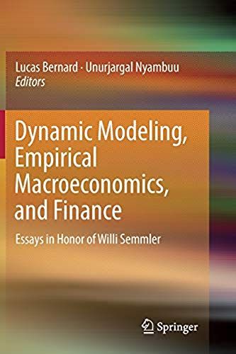 Dynamic Modeling, Empirical Macroeconomics, And Finance