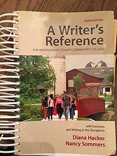 A Writer's Reference With Exercises: Custom Montgomery Community College Edition
