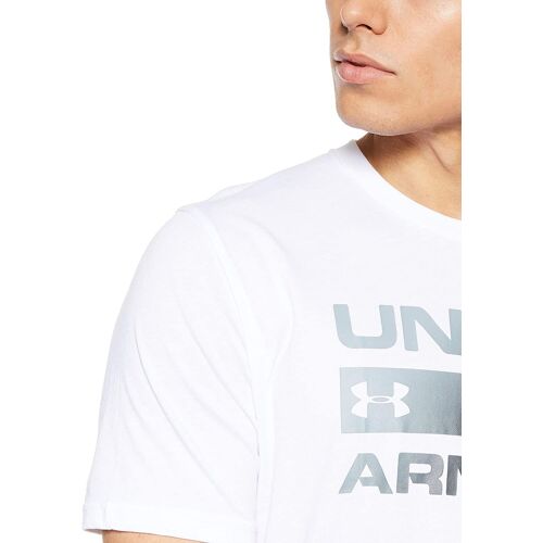 Under Armour - Ua Team Issue Wordmark S/S - T-Shirt Taille Xl - Regular, Blanc