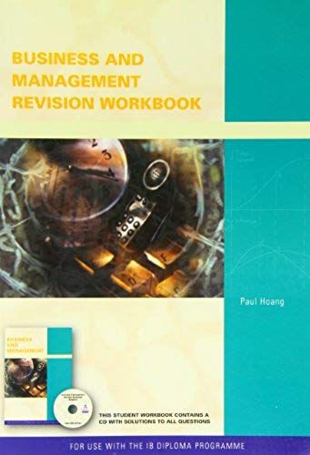 Business And Management Workbook For The International Baccalalureate