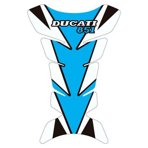 Autocollants Compatible Avec De Protection De Réservoir Moto Ducati 851 Mod.3
