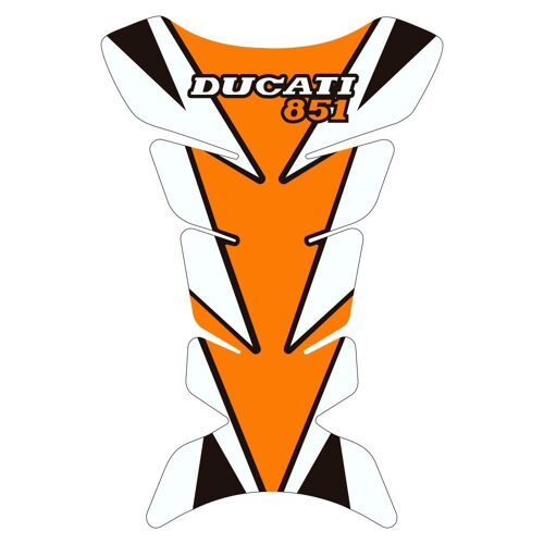 Autocollants Compatible Avec De Protection De Réservoir Moto Ducati 851 Mod.3
