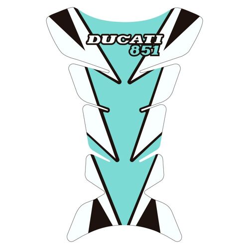 Autocollants Compatible Avec De Protection De Réservoir Moto Ducati 851 Mod.3