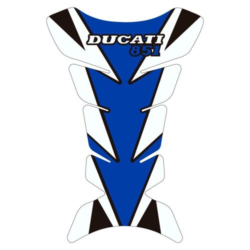 Autocollants Compatible Avec De Protection De Réservoir Moto Ducati 851 Mod.3