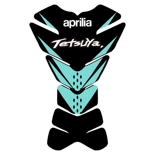 Autocollants Compatible Avec De Protection De Réservoir Moto Aprilia Tetsuya Mod.2