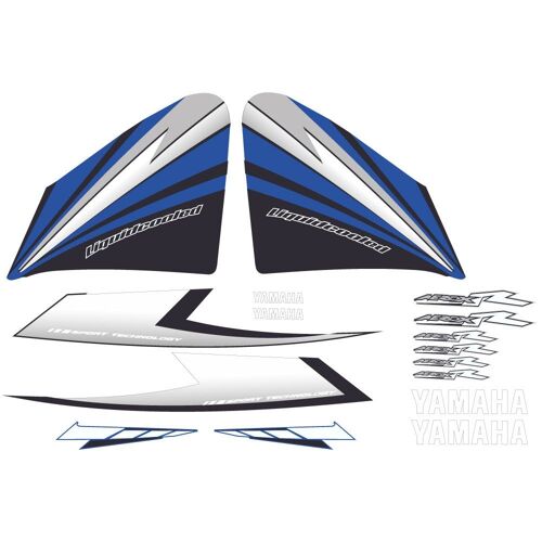 Kit Autocollants Compatible Avec Moto De Route Adesivi Moto Yamaha Aerox R 2012 Bleu