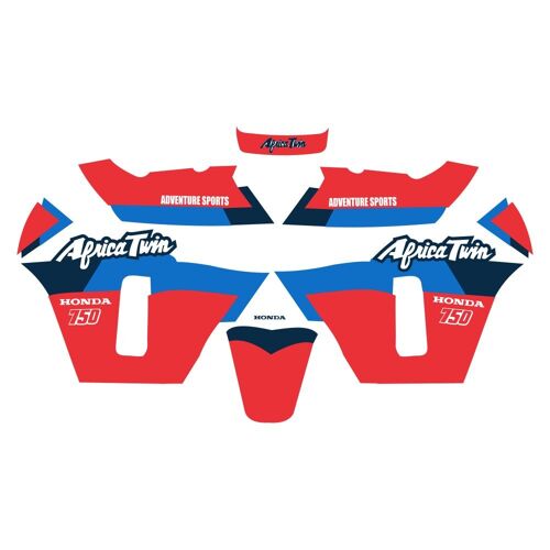 Kit Autocollants Compatible Avec Moto Trail Honda Africa Twin Xrv 750 Mod2