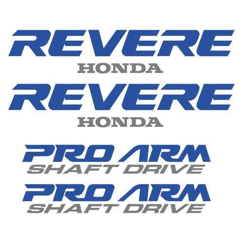 Kit Autocollants Compatible Avec Moto De Route Honda Revere