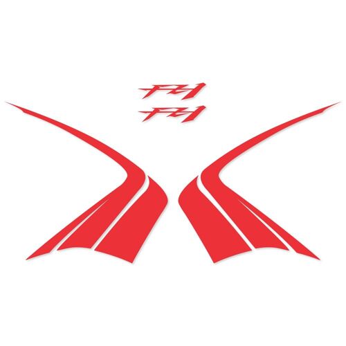 Kit Autocollants Compatible Avec Moto De Yamaha Fz1 Fazer