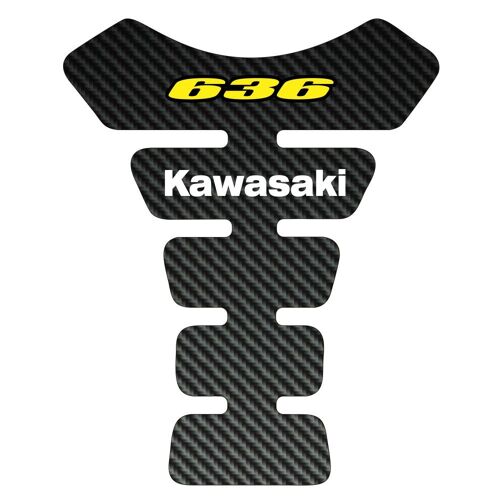 Autocollants Compatible Avec De Protection De Réservoir De Moto Kawasaki 636 Mod.8