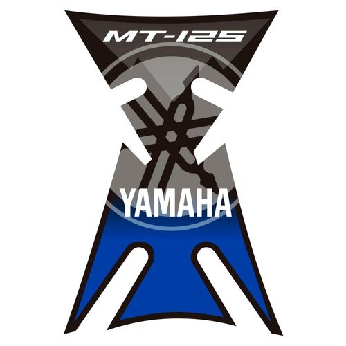 Autocollants Compatible Avec De Protection De Réservoir De Moto Yamaha Mt 125 Mod.2